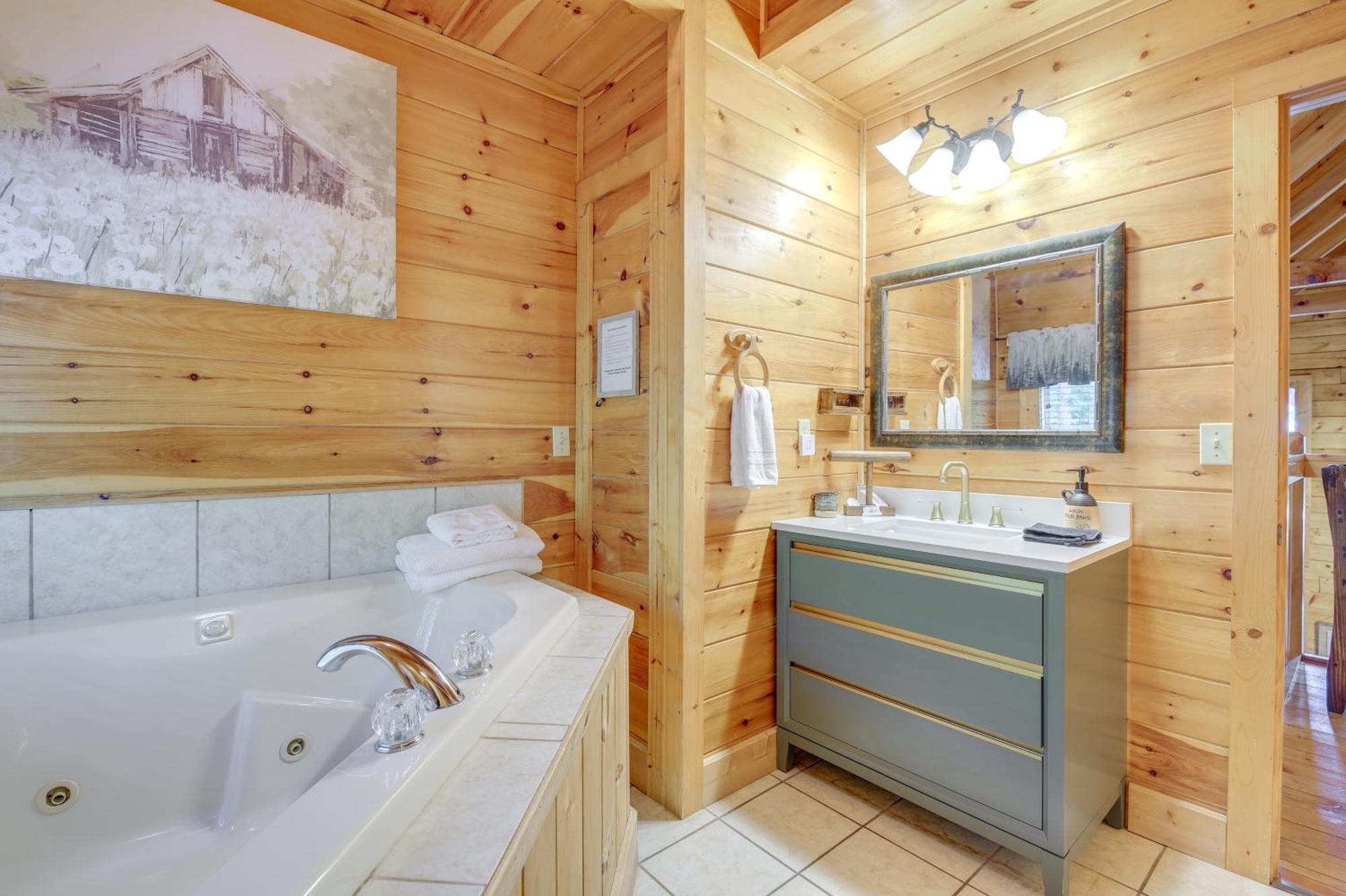 Sevierville Cabin With Deck Minutes To Pigeon Forge المظهر الخارجي الصورة