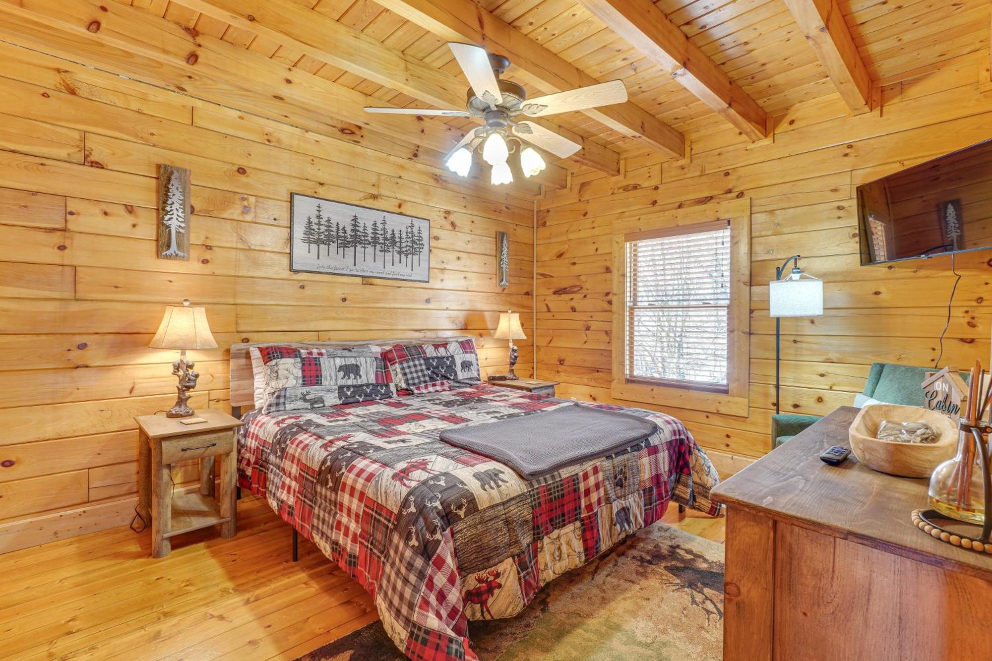 Sevierville Cabin With Deck Minutes To Pigeon Forge المظهر الخارجي الصورة