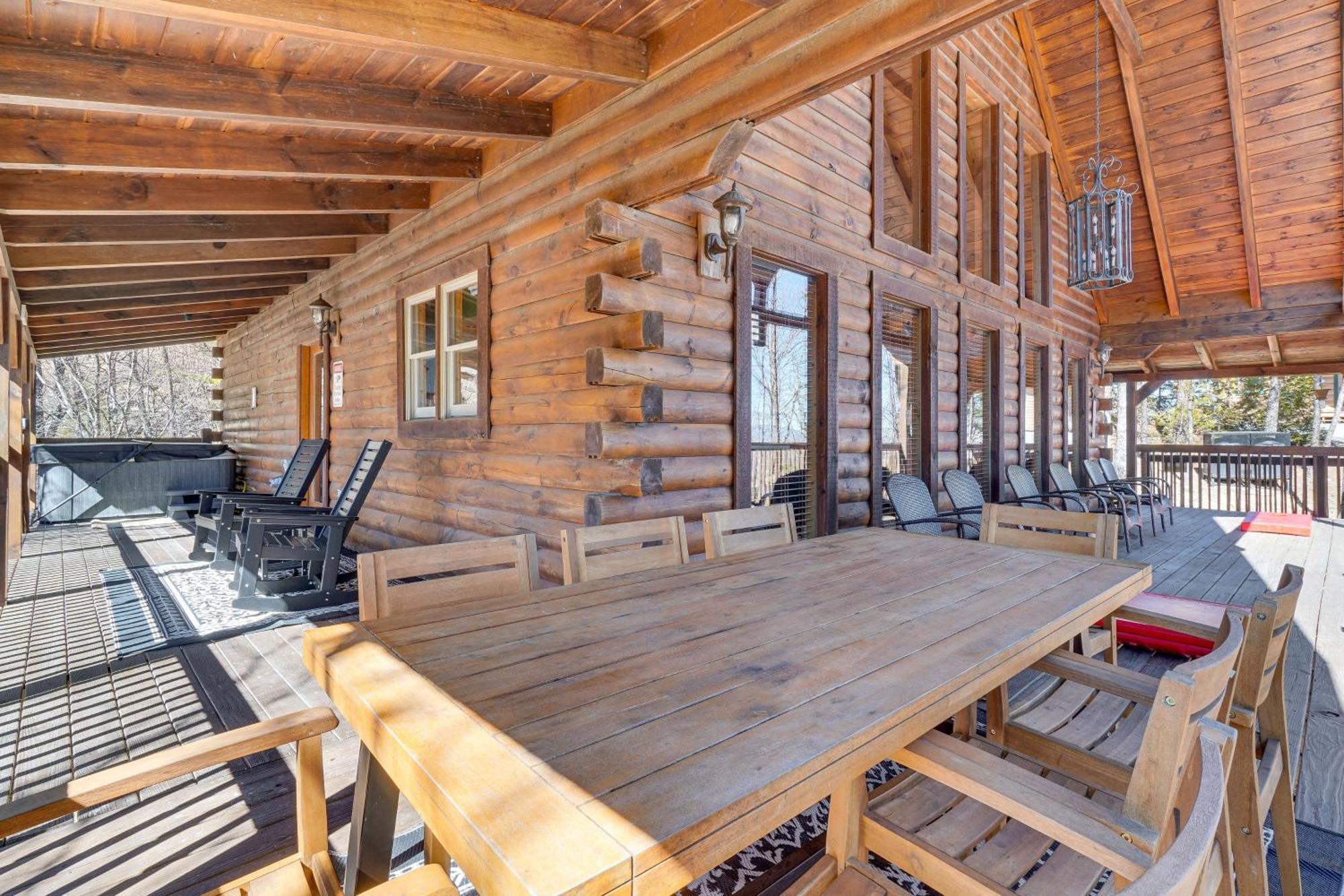Sevierville Cabin With Deck Minutes To Pigeon Forge المظهر الخارجي الصورة