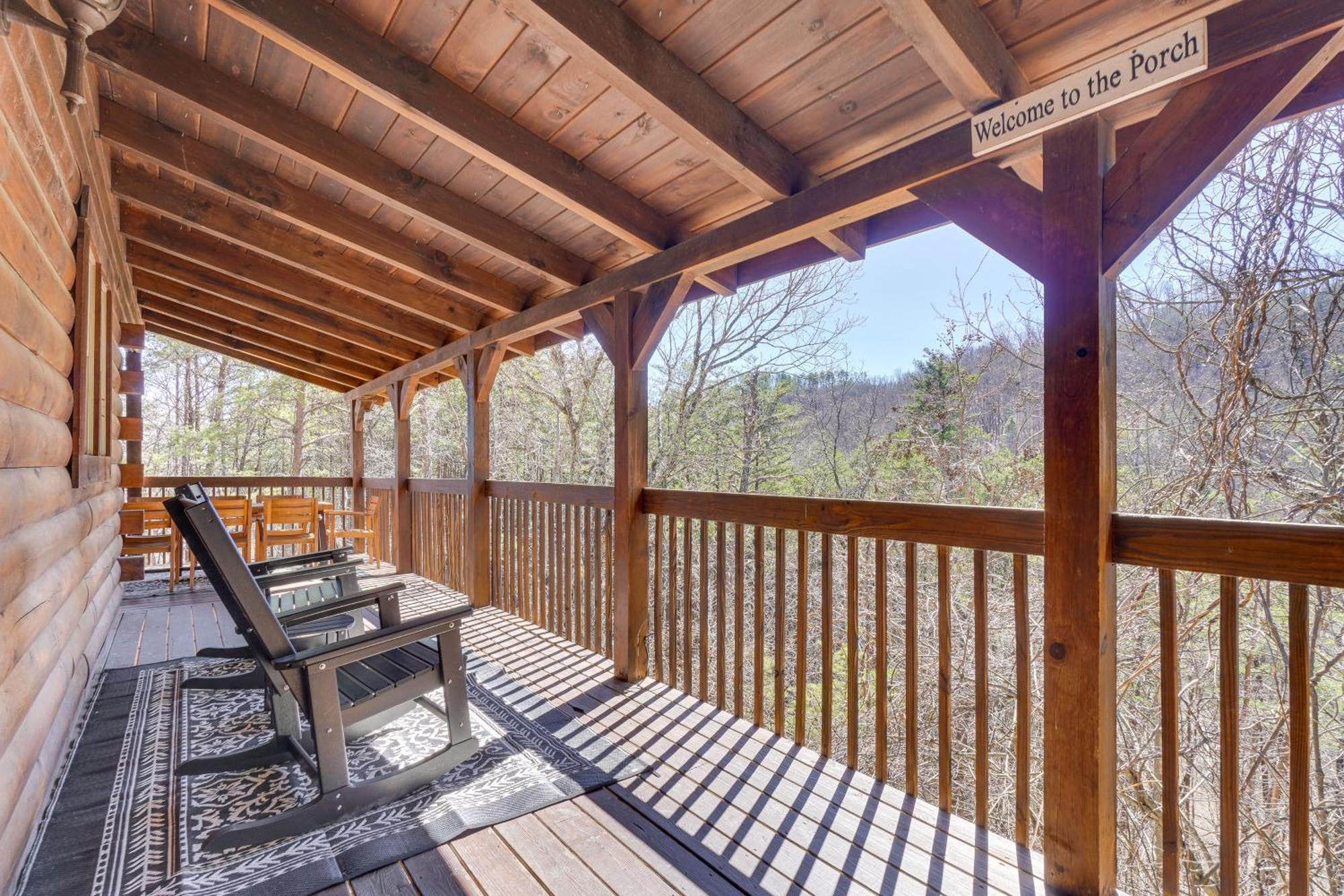 Sevierville Cabin With Deck Minutes To Pigeon Forge المظهر الخارجي الصورة